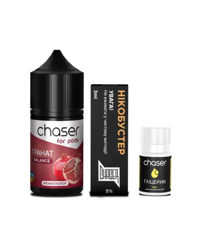 Набор для самозамеса Chaser For Pods Pomegranate, 30 Мл 50 мг 30мл - фото 5