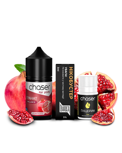 Набор для самозамеса Chaser For Pods Pomegranate, 30 Мл 50 мг 30мл