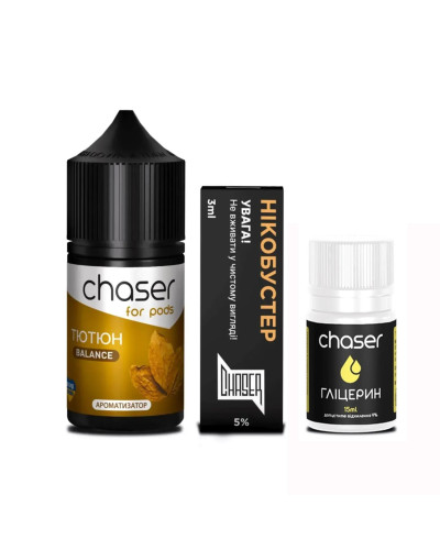 Набор для самозамеса Chaser For Pods Tobacco , 30 Мл 50мг 30 мл - фото 6