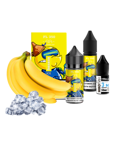 Набор для самозамеса Flavorlab Fl350 Banana Ice 50 мг 30 мл - фото 2