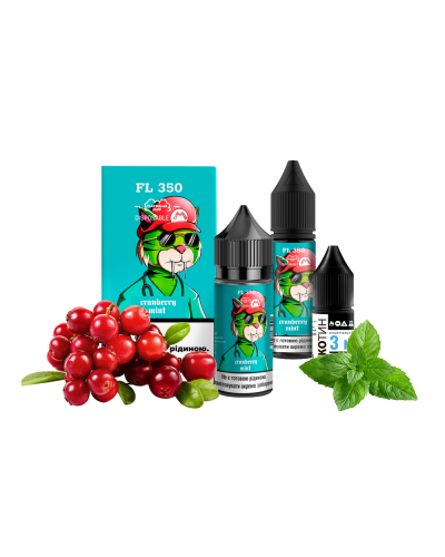 Набор для самозамеса Flavorlab Fl350 Cranberry Mint 50 мг 30 мл - фото 3