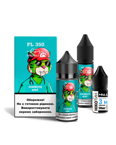 Набор для самозамеса Flavorlab Fl350 Cranberry Mint 50 мг 30 мл - фото 4
