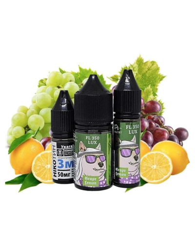 Набор для самозамеса Flavorlab Fl350 Grape Lemon 50 мг 30 мл - фото 4