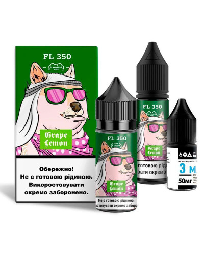 Набор для самозамеса Flavorlab Fl350 Grape Lemon 50 мг 30 мл - фото 3