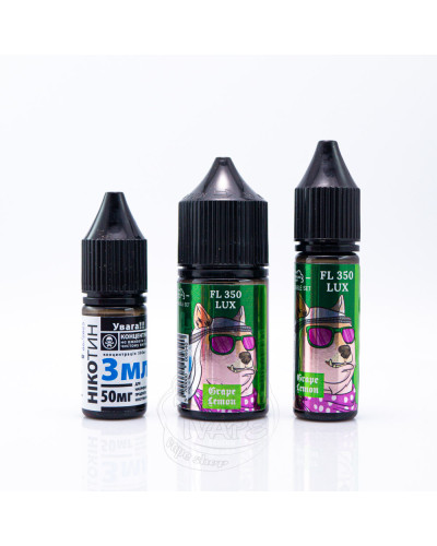 Набор для самозамеса Flavorlab Fl350 Grape Lemon 50 мг 30 мл - фото 5