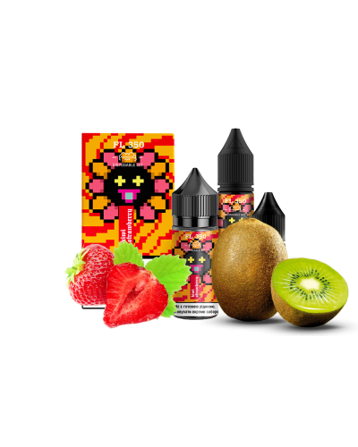 Набор для самозамеса Flavorlab Fl350 Kiwi Strawberries 50 мг 30 мл - фото 4