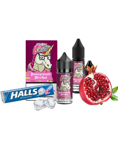 Набор для самозамеса Flavorlab Fl350 Pomegranate Menthol 50 мг 30 мл - фото 2