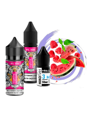 Набор для самозамеса Flavorlab Fl350 Raspberry Watermelon 50 мг 30 мл - фото 3