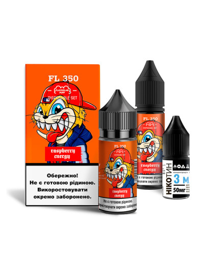 Набор для самозамеса Flavorlab Fl350 Raspberry Эnergy 50 мг 30 мл - фото 4