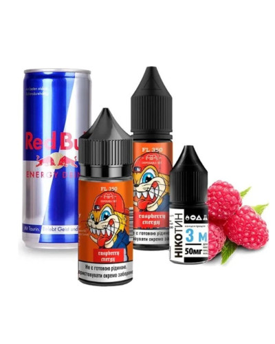 Набор для самозамеса Flavorlab Fl350 Raspberry Эnergy 50 мг 30 мл - фото 3