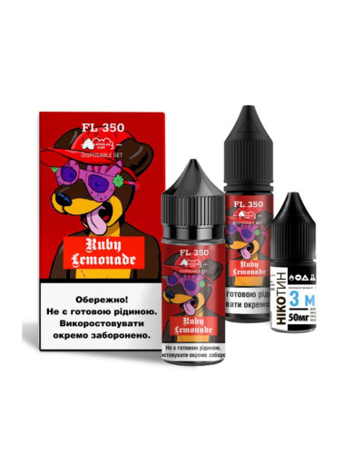 Набор для самозамеса Flavorlab Fl350 Ruby Lemonade 50 мг 30 мл - фото 2