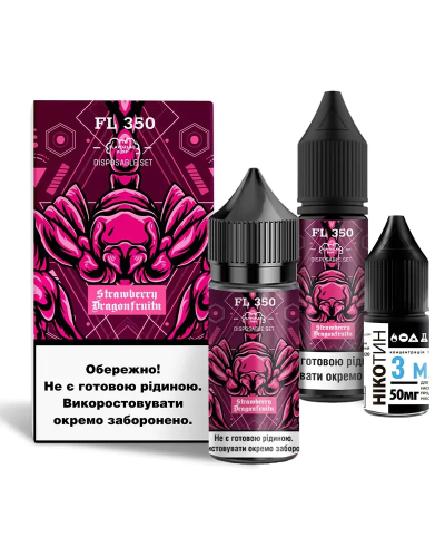 Набор для самозамеса Flavorlab Fl350 Strawberry Dragonfruit 50 мг 30 мл - фото 4
