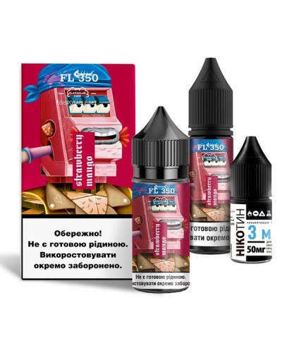 Набор для самозамеса Flavorlab Fl350 Strawberry Mango 50 мг 30 мл - фото 3
