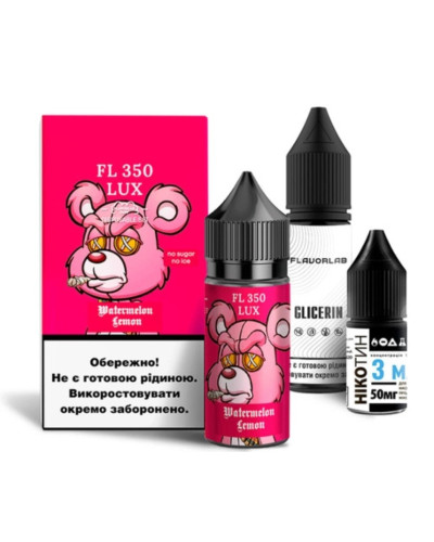 Набор для самозамеса Flavorlab Fl350 Watermelon Lemon 50 мг 30 мл - фото 3