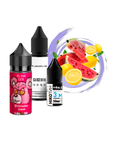 Набор для самозамеса Flavorlab Fl350 Watermelon Lemon 50 мг 30 мл - фото 2