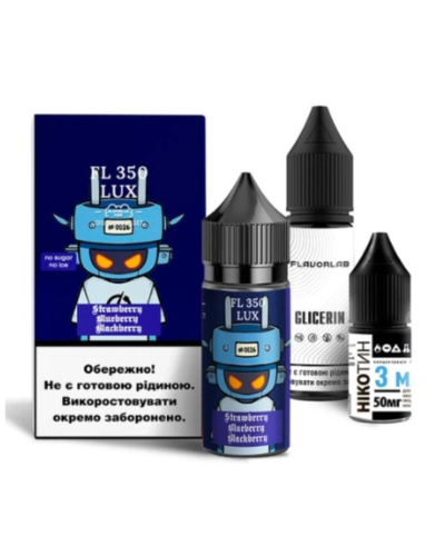 Набор для самозамеса Flavorlab FL350 LUX Blueberry Черника 50 мг 30 мл - фото 3