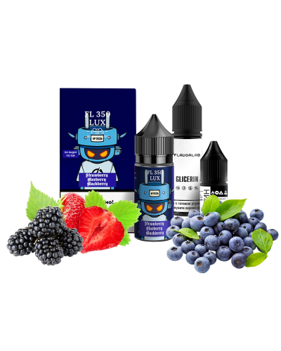 Набор для самозамеса Flavorlab FL350 LUX Blueberry Черника 50 мг 30 мл