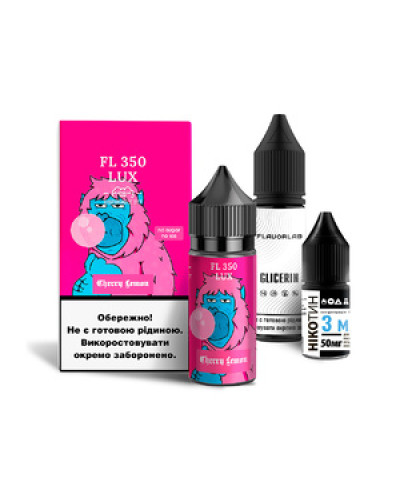 Набор для самозамеса Flavorlab FL350 LUX Cherry Lemon Вишня Лимон 50 мг 30 мл - фото 4