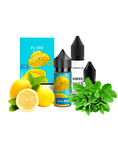 Набор для самозамеса Flavorlab FL350 LUX Lemon Mint Лимон Мята 50 мг 30 мл - фото 2