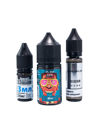 Набор для самозамеса Flavorlab FL350 LUX Mint Мята 50 мг 30 мл - фото 3