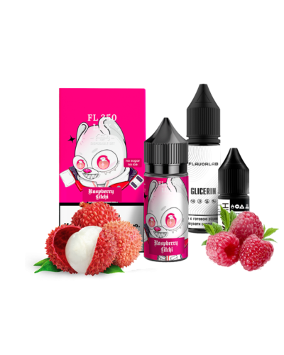 Набор для самозамеса Flavorlab FL350 LUX Raspberry Lychee Малина Личи 50 мг 30 мл