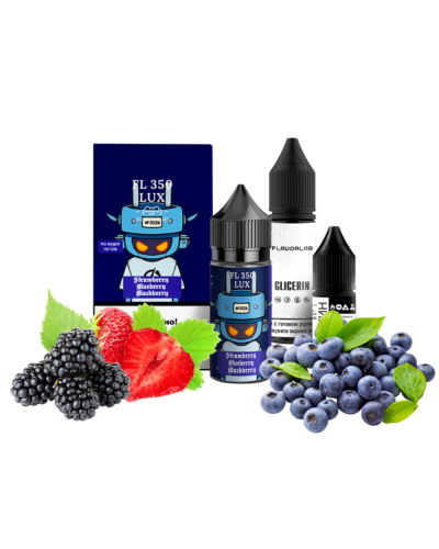 Набор для самозамеса Flavorlab FL350 LUX Strawberry Blueberry Blackberry 50 мг 30 мл - фото 2