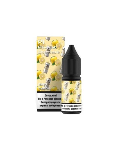 Набор для самозамеса Flavorlab P1 Beer Lemon Пиво Лимон 50 мг 10 мл - фото 4