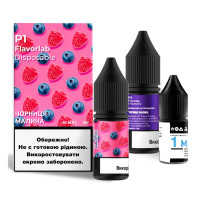 Набор для самозамеса Flavorlab P1 Blueberry Raspberry Черника Малина 50 мг 10 мл