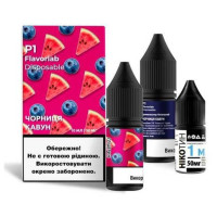 Набор для самозамеса Flavorlab P1 Blueberry Watermelon Черника Арбуз 50 мг 10 мл