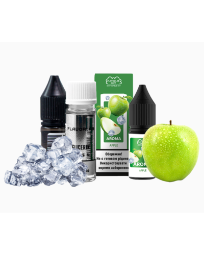 Набор для самозамеса Flavorlab Disposable Puff Apple Яблоко 50 мг 10 мл - фото 2