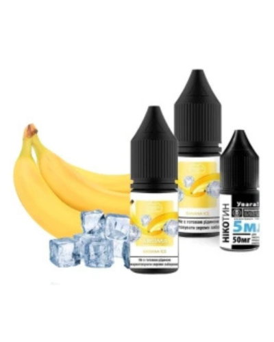 Набор для самозамеса Flavorlab Disposable Puff Banana Ice Банан Лед 50 мг 10 мл - фото 4