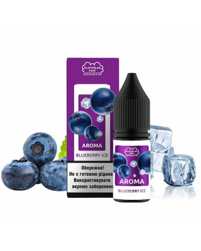 Набор для самозамеса Flavorlab Disposable Puff Blueberry Ice Черника Лед 50 мг 10 мл - фото 4
