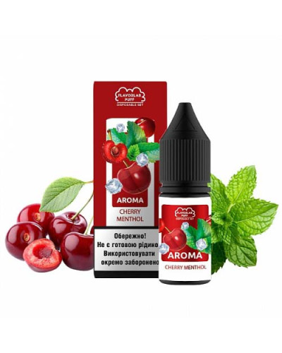Набор для самозамеса Flavorlab Disposable Puff Cherry Menthol Вишня Ментол 50 мг 10 мл - фото 4