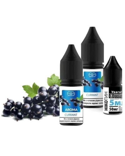Набор для самозамеса Flavorlab Disposable Puff Currant Смородина 50 мг 10 мл - фото 2