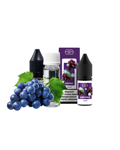 Набор для самозамеса Flavorlab Disposable Puff Grape Виноград 50 мг 10 мл - фото 3