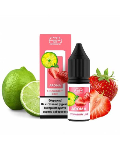 Набор для самозамеса Flavorlab Disposable Puff Strawberry Lime 50 мг 10 мл - фото 3