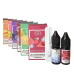 Набор для самозамеса Flavorlab Disposable Puff Watermelon Raspberry Арбуз Малина 50 мг 10 мл - фото 3