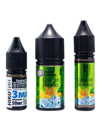 Набор для самозамеса Flavorlab Aroma MAX Cooled Mango Манго с холодком 50 мг 30 мл - фото 4