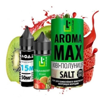 Набор для самозамеса Flavorlab Aroma MAX Kiwi Strawberry Киви Клубника 50 мг 30 мл.
