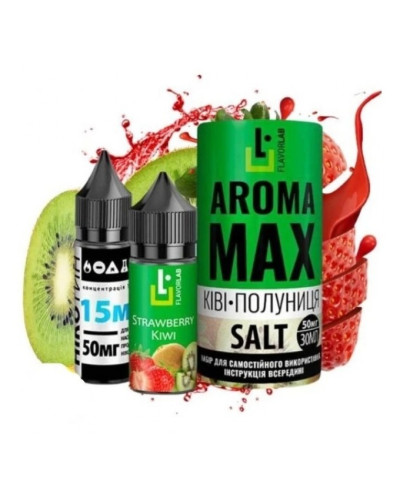 Набор для самозамеса Flavorlab Aroma MAX Kiwi Strawberry Киви Клубника 50 мг 30 мл - фото 2