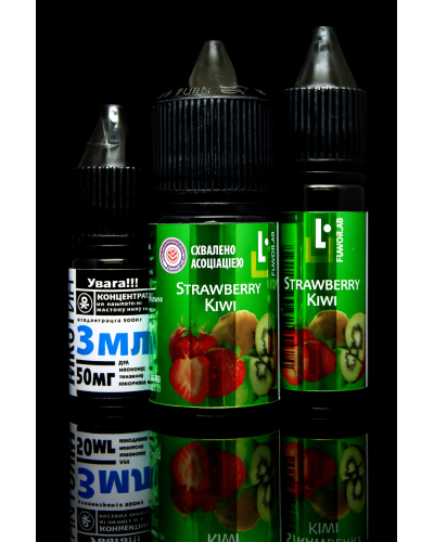 Набор для самозамеса Flavorlab Aroma MAX Kiwi Strawberry Киви Клубника 50 мг 30 мл - фото 5