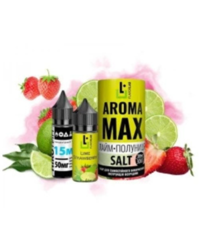 Набор для самозамеса Flavorlab Aroma MAX Lime Strawberry Лайм Клубника 50 мг 30 мл - фото 3