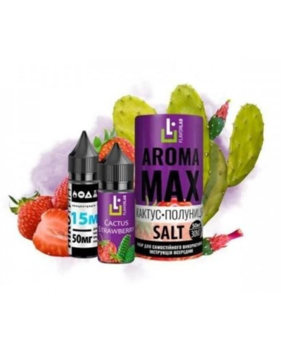 Набор для самозамеса Flavorlab Aroma MAX Strawberry Cactus Кактус Клубника 50 мг 30 мл - фото 3