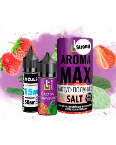 Набор для самозамеса Flavorlab Aroma MAX Strawberry Cactus Кактус Клубника 50 мг 30 мл - фото 5