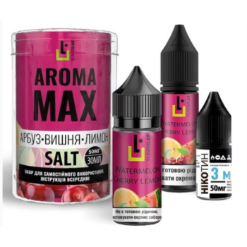 Набор для самозамеса Flavorlab Aroma MAX Strawberry Melon Lemon Mint Клубника Дыня Лимон Мята 50 м.