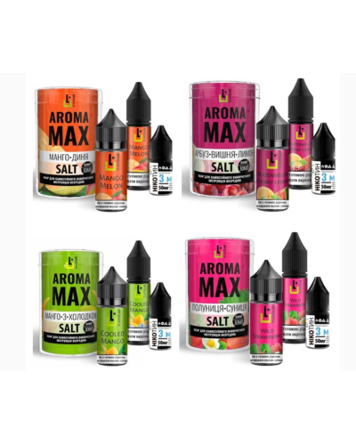 Набор для самозамеса Flavorlab Aroma MAX Strawberry Melon Lemon Mint Клубника Дыня Лимон Мята 50 м - фото 3