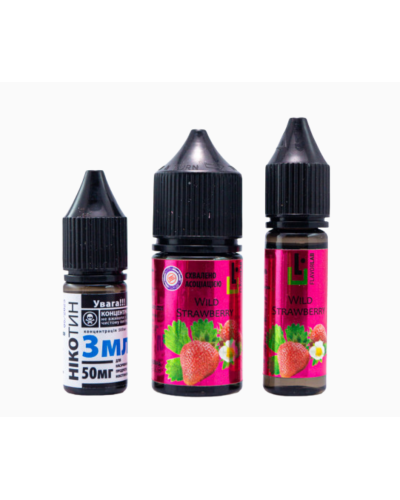 Набор для самозамеса Flavorlab Aroma MAX Wild Strawberry Клубника Земляника 50 мг 30 мл - фото 3