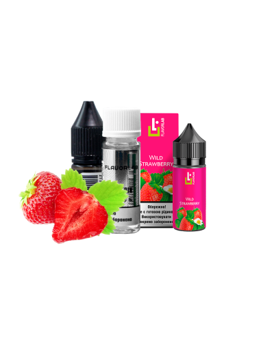 Набор для самозамеса Flavorlab Aroma MAX Wild Strawberry Клубника Земляника 50 мг 30 мл - фото 5
