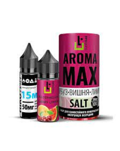 Набор для самозамеса Flavorlab Aroma MAX Watermelon Cherry Lemon Кавун Вишня Лимон 50 мг 30 мл - фото 3