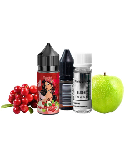 Набор для самозамеса Flavorlab Lady Cranberry Аpple Яблоко Клюква 50 мг 30 мл - фото 3